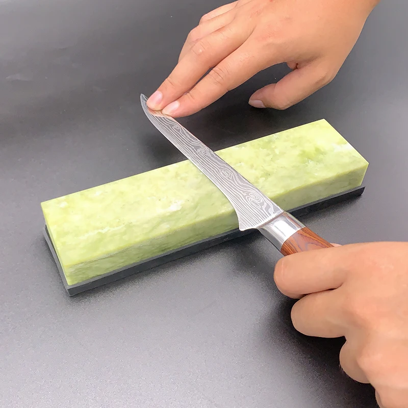 knife sharpener professional stone natural agate sharpening kitchen sharper whetstone base polishing | Дом и сад