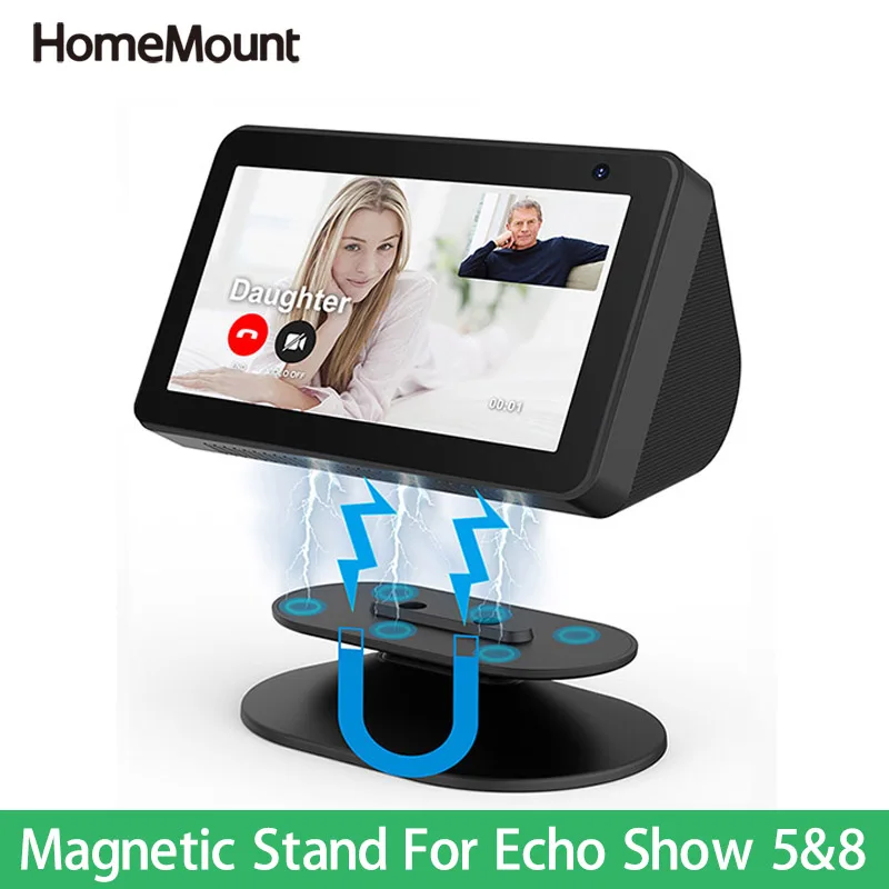 Магнитная подставка HomeMount для Echo Show 8 5 1-й и 2-й динамик регулируемый держатель с