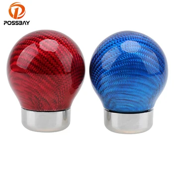 POSSBAY Black Red Car Gear Knobs Lever Shift Lever Knob Manual Transmission Carbon Fiber Handle Head Cover
POSSBAY Black Red Car Gear Knobs Lever Shift Lever Knob Manual Transmission Carbon Fiber Handle Head Cover