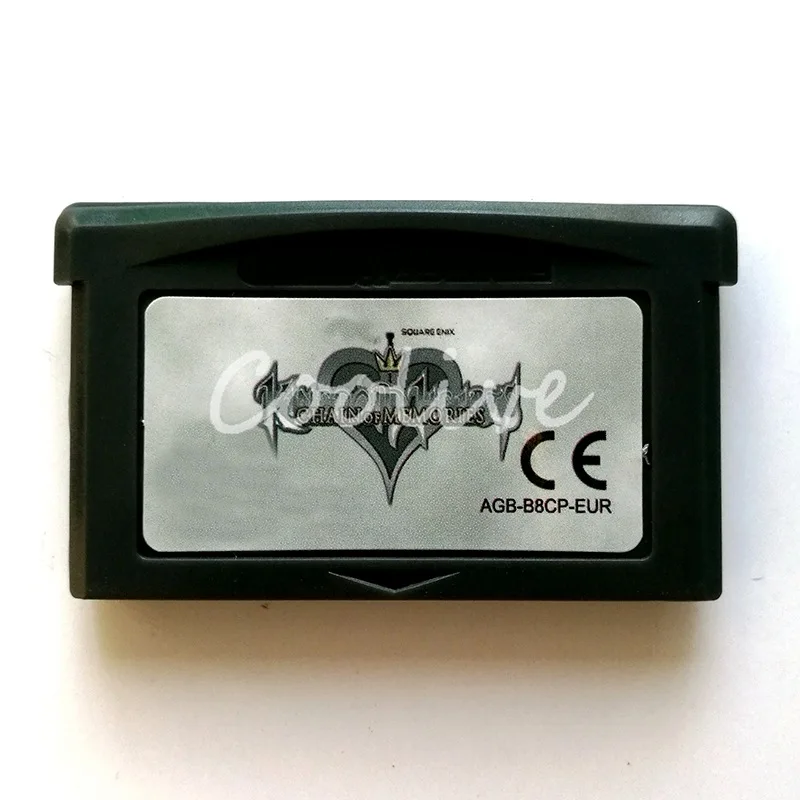 Kingdom Hearts Chain of Memories Video Game Memory Cartridge Card for 32 Bit Console Accessories
Kingdom Hearts Chain of Memories Video Game Memory Cartridge Card for 32 Bit Console Accessories
