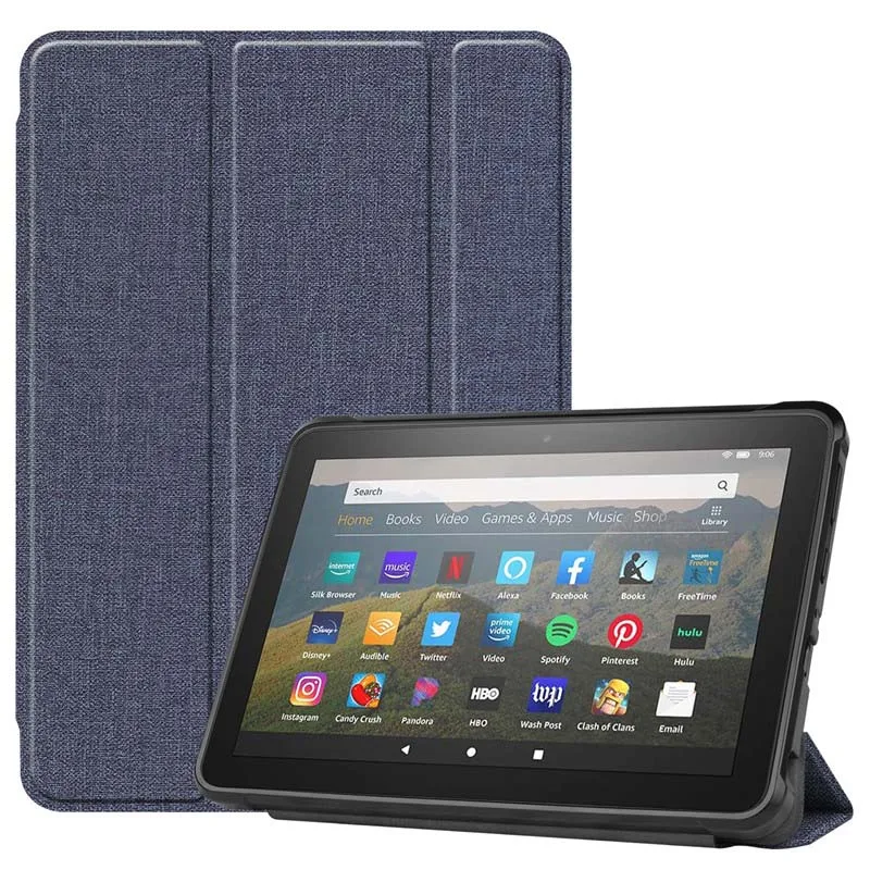 Denim Leather TPU Case Tablet Case For Fire DH 8 Plus 2020 Stand Back Fundas Tablet Case For Amazon Fire HD 8 2020 Case KS0710
Denim Leather TPU Case Tablet Case For Fire DH 8 Plus 2020 Stand Back Fundas Tablet Case For Amazon Fire HD 8 2020 Case KS0710