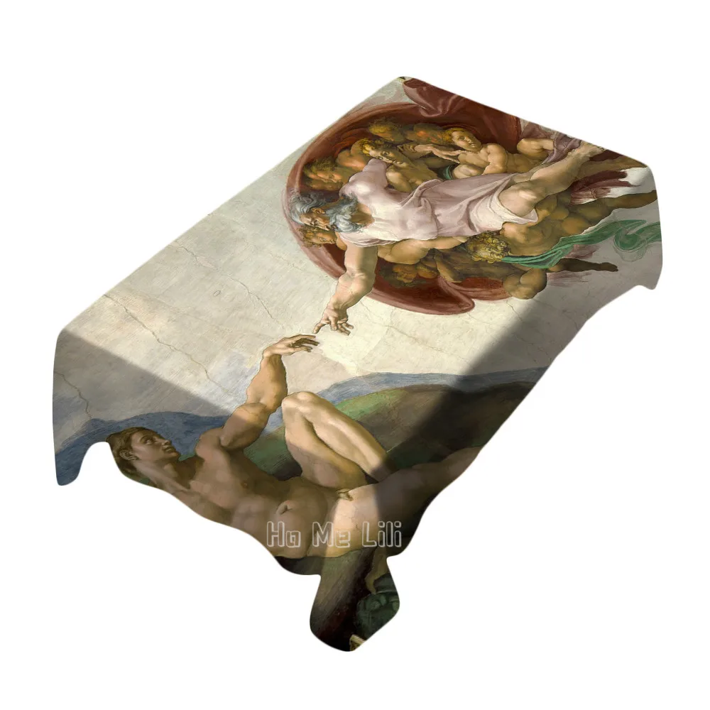 

Create Adam Bible Story Renaissance Art By Ho Me Lili Tablecloth Decorative Table Cover For Banquet