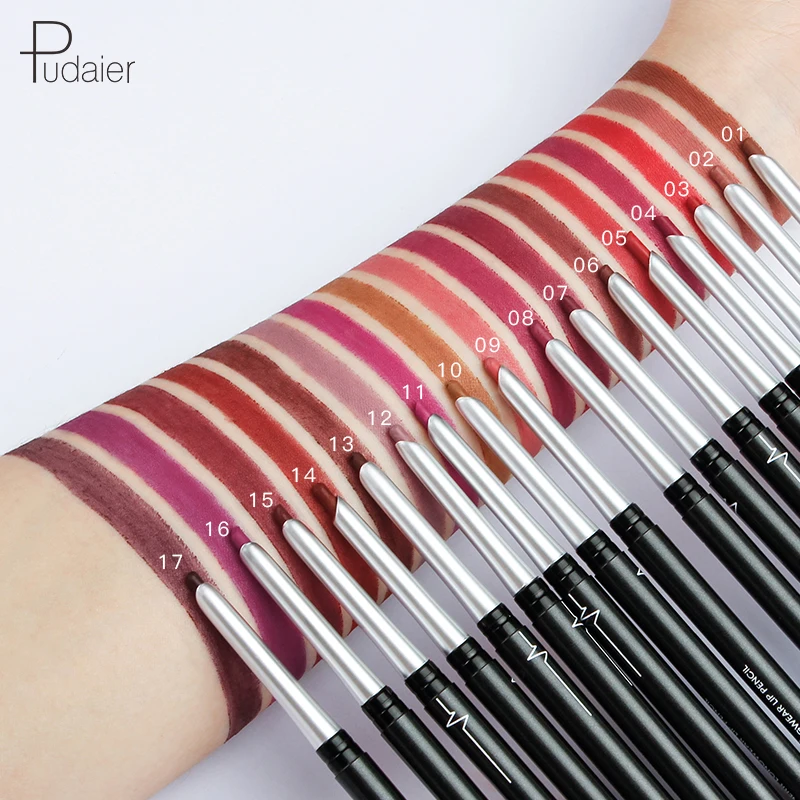 Pudaier 17 Color Professional Matte Lipstick Lip Liner Pencil Set Waterproof Long Lasting Nutritious Easy to Wear Lipstick+EUB
Pudaier 17 Color Professional Matte Lipstick Lip Liner Pencil Set Waterproof Long Lasting Nutritious Easy to Wear Lipstick+EUB