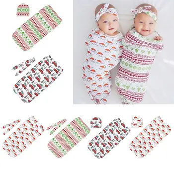 Christmas Baby Sleeping Bag Hair Band Hat Set Wrap Towel Printing Newborn Swaddle Photography Accessories
Christmas Baby Sleeping Bag Hair Band Hat Set Wrap Towel Printing Newborn Swaddle Photography Accessories
