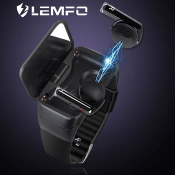 LEMFO 2020 Newest Smart Watch with Bluetooth Earphones BT5.0 Heart Rate Monitor IP67 SmartWatch Support Siri BT Call Smart Band
LEMFO 2020 Newest Smart Watch with Bluetooth Earphones BT5.0 Heart Rate Monitor IP67 SmartWatch Support Siri BT Call Smart Band