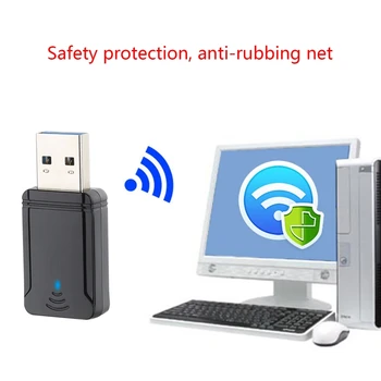 1300M USB Wireless Network Card Dual Frequency Wifi Receiver Portable Mini 2.4GHz/5GHz Network Adapter
1300M USB Wireless Network Card Dual Frequency Wifi Receiver Portable Mini 2.4GHz/5GHz Network Adapter