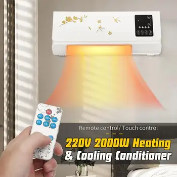 2000W Remote Wall-mounted Air Conditioner Air Cooling&Heating Fan 220V Cooler&Warmer Heating Conditioning Fan Electric Heater
2000W Remote Wall-mounted Air Conditioner Air Cooling&Heating Fan 220V Cooler&Warmer Heating Conditioning Fan Electric Heater