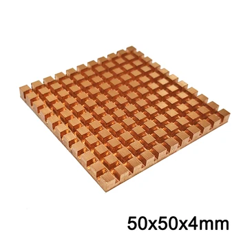 Pure Copper Heat Sink Memory RAM Adhesive Back Cooling For VGA DDR MOS GPU IC Chipset Radiator Cooler Heatsink 50x50x4mm
Pure Copper Heat Sink Memory RAM Adhesive Back Cooling For VGA DDR MOS GPU IC Chipset Radiator Cooler Heatsink 50x50x4mm