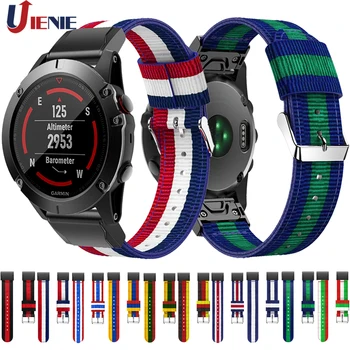 Nylon Strap Watchband for Garmin Fenix 5 5x 5s 6 6s 6x Plus 3 3HR Bracelet Quick Fit Sport Band 20/22/26mm Replacement Wristband
Nylon Strap Watchband for Garmin Fenix 5 5x 5s 6 6s 6x Plus 3 3HR Bracelet Quick Fit Sport Band 20/22/26mm Replacement Wristband