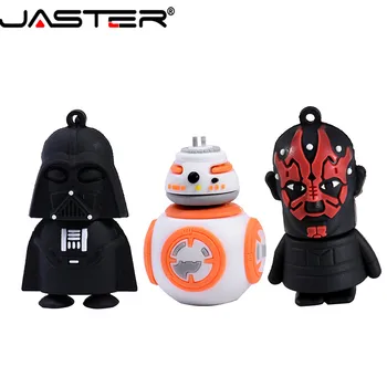 JASTER Star Wars Pendrive Series R2D2 BB-8 Robot USB Flash Drive YODA darth vader Memory Sticks Pen Drives 2GB 8GB 16GB 32GB
JASTER Star Wars Pendrive Series R2D2 BB-8 Robot USB Flash Drive YODA darth vader Memory Sticks Pen Drives 2GB 8GB 16GB 32GB