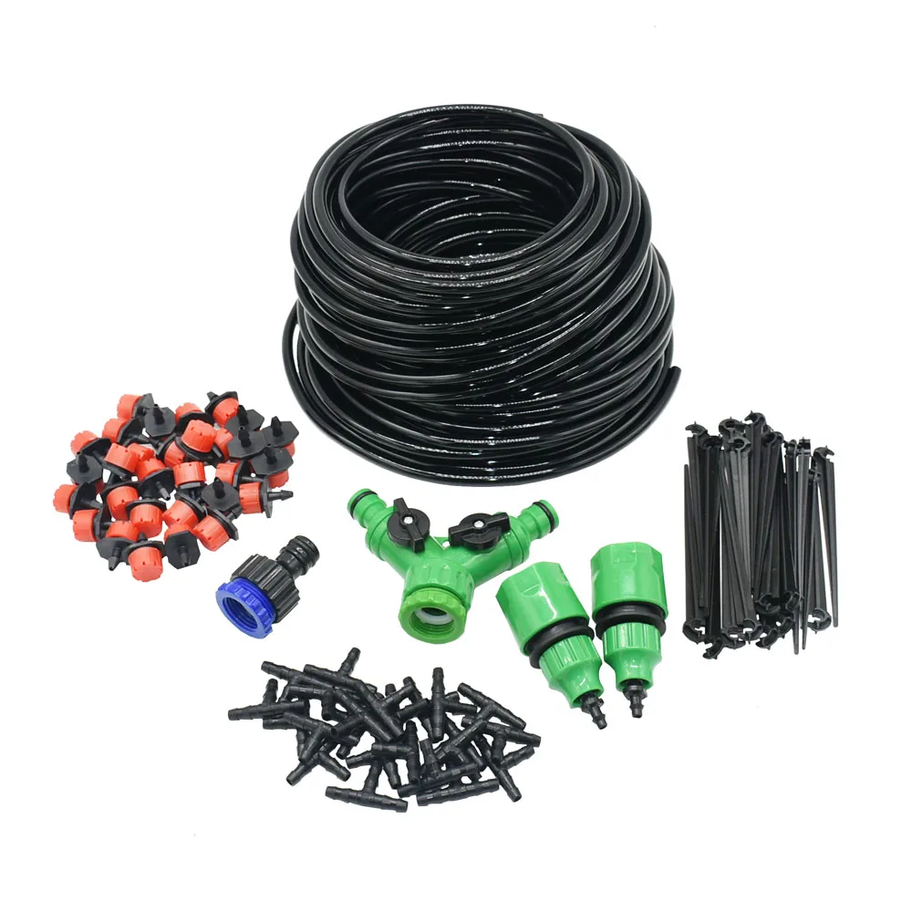 50M-5M DIY Drip Irrigation System Automatic Watering Garden Hose Micro Drip Watering Kits with Adjustable Drippers
50M-5M DIY Drip Irrigation System Automatic Watering Garden Hose Micro Drip Watering Kits with Adjustable Drippers