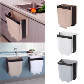 8L Folding Waste Bin Kitchen Cabinet Door Hanging Trash Bin Trash Can Wall Mounted Trashcan For Bathroom Toilet Waste Storage
8L Folding Waste Bin Kitchen Cabinet Door Hanging Trash Bin Trash Can Wall Mounted Trashcan For Bathroom Toilet Waste Storage