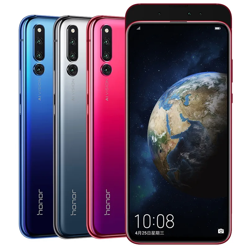 Stock original Honor Magic 2 Smart phone 2340x1080 Magic UI 2.0 Octa Core 3500 mAh 6*Cameras 6.39 inch Full Screen Super charge 
Stock original Honor Magic 2 Smart phone 2340x1080 Magic UI 2.0 Octa Core 3500 mAh 6*Cameras 6.39 inch Full Screen Super charge