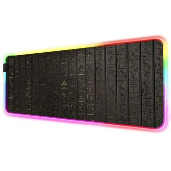 Simple Text Black Texture Printing Mouse Pad RGB Colorful LED Lock Mouse Keyboard Table Mat Anti-wear Gaming Accessories Desks
Simple Text Black Texture Printing Mouse Pad RGB Colorful LED Lock Mouse Keyboard Table Mat Anti-wear Gaming Accessories Desks