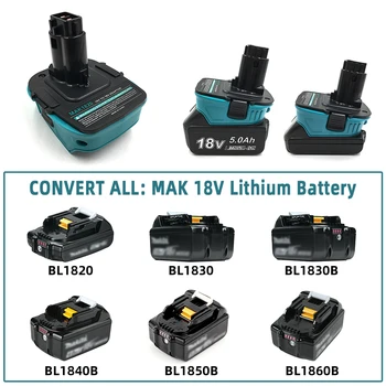 Battery Adapter Charger for BL1830 BL 18V Converter to DC9096 18V Nickel battery Tool Charger Replacement Adapter Converter
Battery Adapter Charger for BL1830 BL 18V Converter to DC9096 18V Nickel battery Tool Charger Replacement Adapter Converter