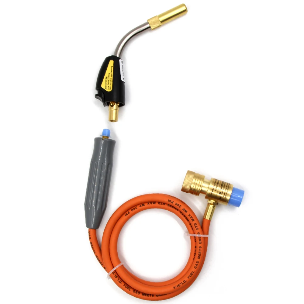 Hot Mapp Welding Propane Torch with Self Ignition Trigger and 1.5m Hose Fit for BBQ Food Heating Jewelry Soldering
Hot Mapp Welding Propane Torch with Self Ignition Trigger and 1.5m Hose Fit for BBQ Food Heating Jewelry Soldering