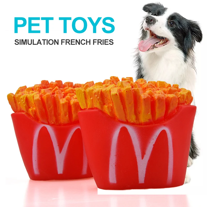 Training Pet Dog Toy Squeak Simulation French Fries Shape Cleaning Teeth Safe Non-toxic Dogs Chew Toys Interaction Dog Accessory
Training Pet Dog Toy Squeak Simulation French Fries Shape Cleaning Teeth Safe Non-toxic Dogs Chew Toys Interaction Dog Accessory