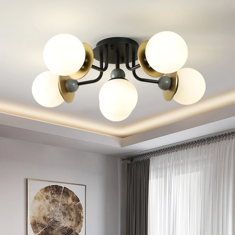 Ceiling ceiling lamp kitchen LED branch modern gloss magic bean bedroom main corridor Xuanguan | Лампы и освещение