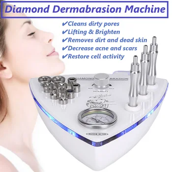 Beauty Star Diamond Microdermabrasion Dermabrasion With Spray Water Spray Vacuum Suction Exfoliation Facial Massage Machine
Beauty Star Diamond Microdermabrasion Dermabrasion With Spray Water Spray Vacuum Suction Exfoliation Facial Massage Machine