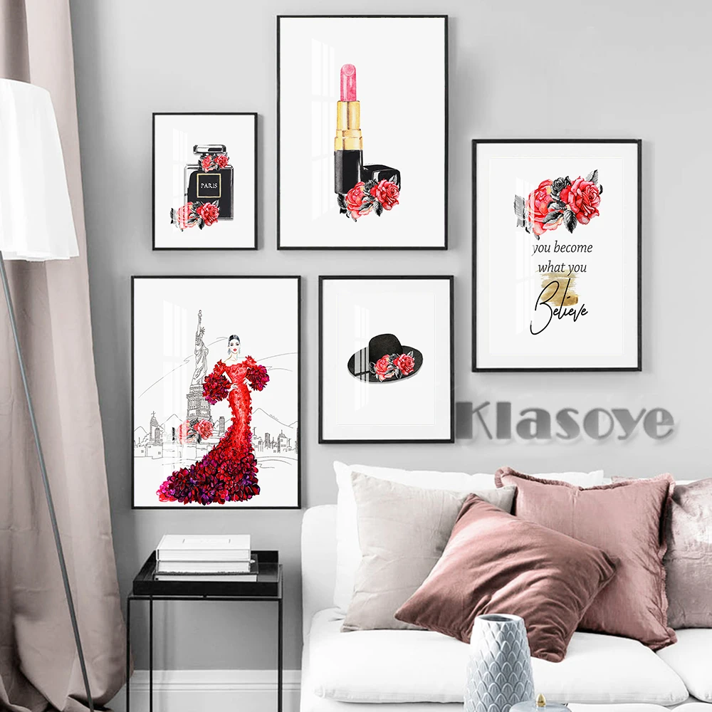 Perfume Flower Girl Gift Wall Art Prints Poster Fashion Watercolour Painting Modern High Quality Living Room Home Decor Picture
Perfume Flower Girl Gift Wall Art Prints Poster Fashion Watercolour Painting Modern High Quality Living Room Home Decor Picture