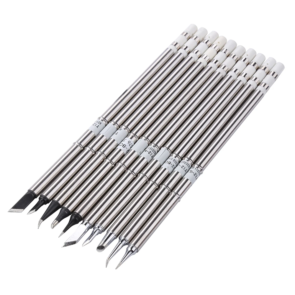 T12 Lead-Free Soldering Tip T12-K T12-JL02 T12-ILS T12-BC3 Welding Solder Tips For FX951 Soldering Station Rework Repair Tools
T12 Lead-Free Soldering Tip T12-K T12-JL02 T12-ILS T12-BC3 Welding Solder Tips For FX951 Soldering Station Rework Repair Tools