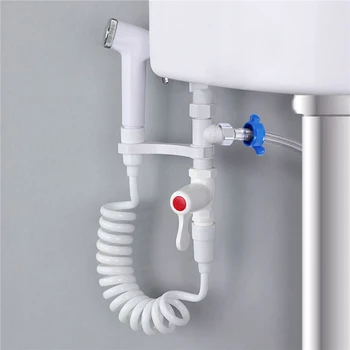 ABS Portable Bidet Sprayer Set Handheld Toilet Bidet Retractable w/ 1.5m Spring Hose Adapter Bracket Toilet bidet Cleaning Tools
ABS Portable Bidet Sprayer Set Handheld Toilet Bidet Retractable w/ 1.5m Spring Hose Adapter Bracket Toilet bidet Cleaning Tools