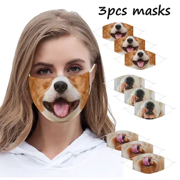 Mondkapjes wasbaar volwassen 3PCs Funny masks for germ protection Dog Printing Mask Breathing Reusable AntiDust Facemask Maski
Mondkapjes wasbaar volwassen 3PCs Funny masks for germ protection Dog Printing Mask Breathing Reusable AntiDust Facemask Maski