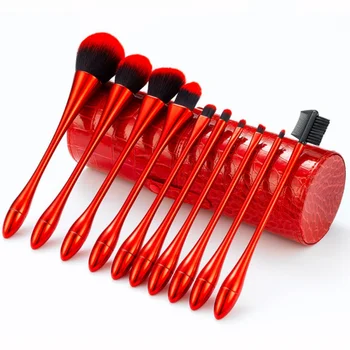 Hot 10 pcs Makeup Brushes Set Blending Highlighting Brush Foundation Powder Contour Blending Brush with PU Leather Pen Holder
Hot 10 pcs Makeup Brushes Set Blending Highlighting Brush Foundation Powder Contour Blending Brush with PU Leather Pen Holder