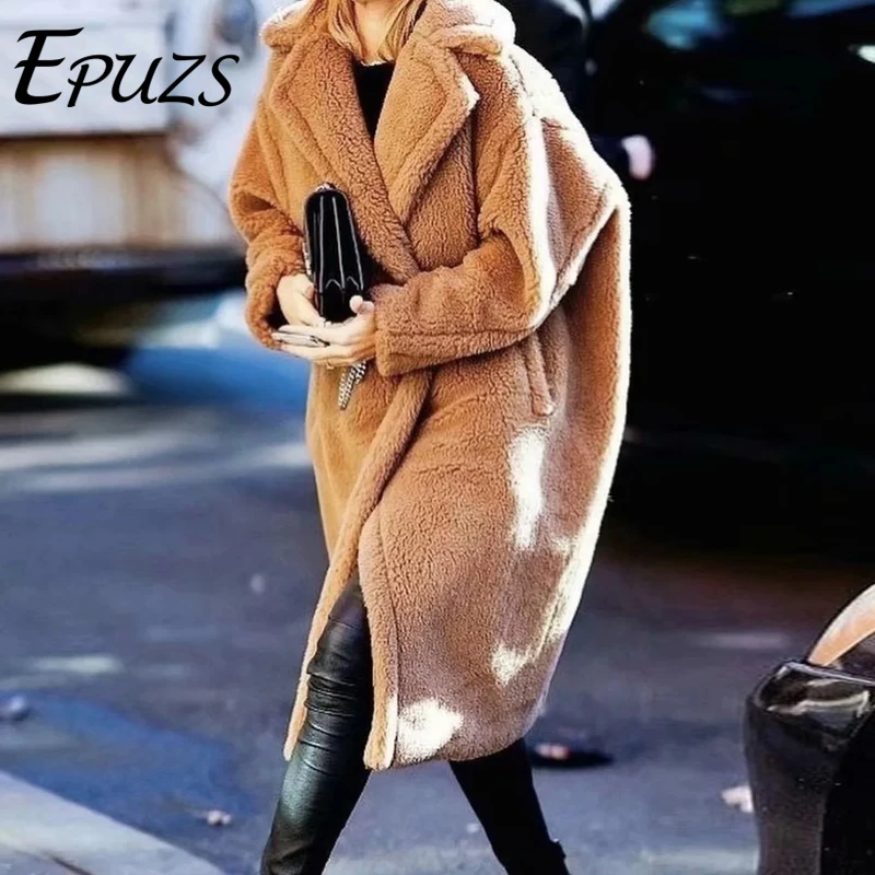 Winter Faux Fur Coats women long coat long sleeve warm lambwool jacket Korean thick warm Lapel OverCoat 2019 winter fur jacket 
Winter Faux Fur Coats women long coat long sleeve warm lambwool jacket Korean thick warm Lapel OverCoat 2019 winter fur jacket