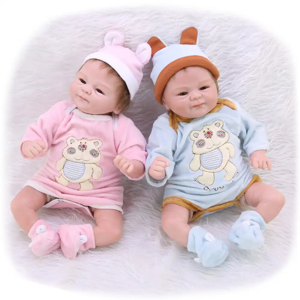 twin girl baby dolls