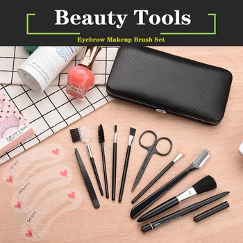 10pcs/set Makeup Brushes Eyelash Blush Eyeshadow Eyebrow Trimmer Tweezers Eye Make Up Brush Cosmetics Multifunction Beauty Tools
10pcs/set Makeup Brushes Eyelash Blush Eyeshadow Eyebrow Trimmer Tweezers Eye Make Up Brush Cosmetics Multifunction Beauty Tools