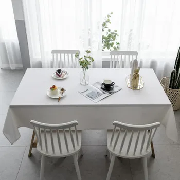 2019 White Linen Tablecloth Solid Kitchen Table Decorative Waterproof Oilproof Thick Square Table Cover Tea Round Table Cloth
2019 White Linen Tablecloth Solid Kitchen Table Decorative Waterproof Oilproof Thick Square Table Cover Tea Round Table Cloth