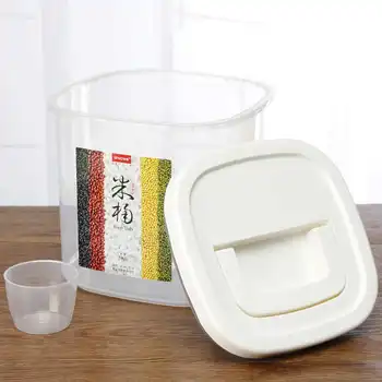 5Kg Rice Grain Flour Container Storage-Box Food Stocker Organizer Kitchen Containers Storage-Box Sealed container
5Kg Rice Grain Flour Container Storage-Box Food Stocker Organizer Kitchen Containers Storage-Box Sealed container