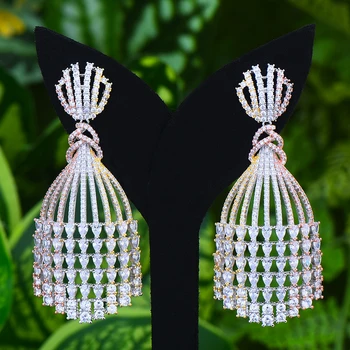 GODKI Jimbora New Unique Women Dubai Bridal Cubic Zirconia Earrings Big Original Pendant Statement Earrings Fashion Jewelry
GODKI Jimbora New Unique Women Dubai Bridal Cubic Zirconia Earrings Big Original Pendant Statement Earrings Fashion Jewelry