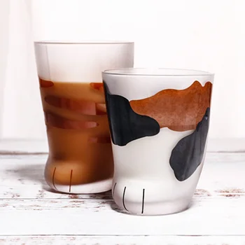 Japanese Style Heat-resistant Kawaii Glass Cat Paw Cup Cartoon Cat Foot Mug Milk Cafe Champagne Glass Cup Lovely Creative Gift
Japanese Style Heat-resistant Kawaii Glass Cat Paw Cup Cartoon Cat Foot Mug Milk Cafe Champagne Glass Cup Lovely Creative Gift