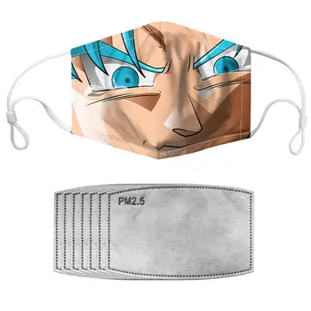 WHEREISART Mouth-muffle Face Mask Adult Cartoon Dragonball Pattern Reusable Washable Mouth Mask with 7 Filters Mascarilla
WHEREISART Mouth-muffle Face Mask Adult Cartoon Dragonball Pattern Reusable Washable Mouth Mask with 7 Filters Mascarilla
