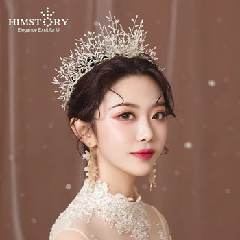 HIMSTORY Handmade Rod Stones Tiaras Crowns Hair Jewelry Wedding Bride Headpiece Accessories Handmade Women Crystal Hairbands
HIMSTORY Handmade Rod Stones Tiaras Crowns Hair Jewelry Wedding Bride Headpiece Accessories Handmade Women Crystal Hairbands