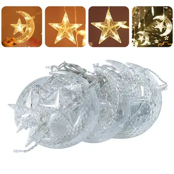 1pc LED Christmas Star Moon String Lamp Room Decorative Lamp US Plug Reusable Decor Lamp String Lamp Wedding
1pc LED Christmas Star Moon String Lamp Room Decorative Lamp US Plug Reusable Decor Lamp String Lamp Wedding