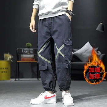 Hip Hop Harem Pants Men Autumn Winter Fleece Trousers Men Thcik Warm Elastic Waist Dance Pants Velet Plus Size M-5XL Men Pant
Hip Hop Harem Pants Men Autumn Winter Fleece Trousers Men Thcik Warm Elastic Waist Dance Pants Velet Plus Size M-5XL Men Pant