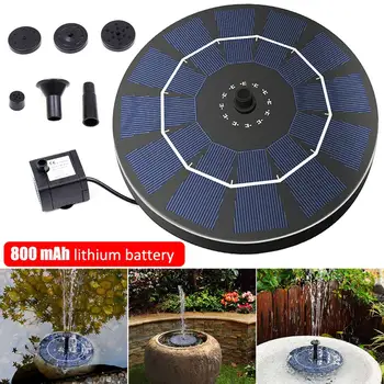 Solar Fountain Watering Power Solar Pump Pool Pond Submersible Waterfall Floating Panel Built-in Battery 800mAh For Garden
Solar Fountain Watering Power Solar Pump Pool Pond Submersible Waterfall Floating Panel Built-in Battery 800mAh For Garden