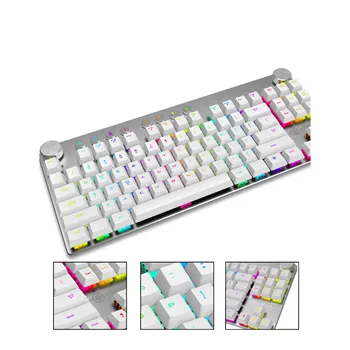 OMESHIN Wireless Bluetooth mechanical keyboard High compatibility Backlit mechanical keyboard USB link keyboard9
OMESHIN Wireless Bluetooth mechanical keyboard High compatibility Backlit mechanical keyboard USB link keyboard9