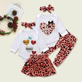 Emmababy Baby Girls Sisters Valentine's Day Clothes Long Sleeve Romper+ Skirt&Pants Outfits Clothes
Emmababy Baby Girls Sisters Valentine's Day Clothes Long Sleeve Romper+ Skirt&Pants Outfits Clothes
