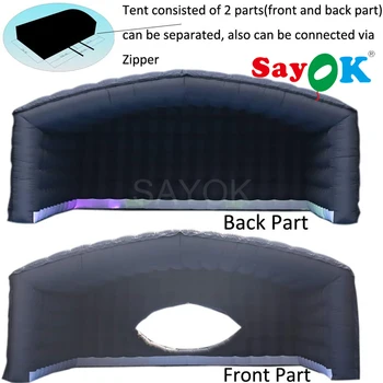 Giant Inflatable Black Cube Marquee Inflatable Yoga Tent for Party/Event, Outdoor Portable Inflatable Building House 10x6x2.8m
Giant Inflatable Black Cube Marquee Inflatable Yoga Tent for Party/Event, Outdoor Portable Inflatable Building House 10x6x2.8m