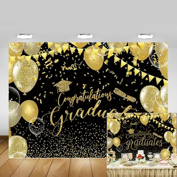 Class Graduation Photography Backdrop Congrats Grad Class of 2020 Graduate Graduation Party Background Golden Glitter Balloons
Class Graduation Photography Backdrop Congrats Grad Class of 2020 Graduate Graduation Party Background Golden Glitter Balloons