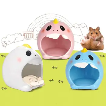 Summer Pet Hamster Ceramic Cooling Nest Cartoon Shape Sleeping House Cute Cage 
Summer Pet Hamster Ceramic Cooling Nest Cartoon Shape Sleeping House Cute Cage