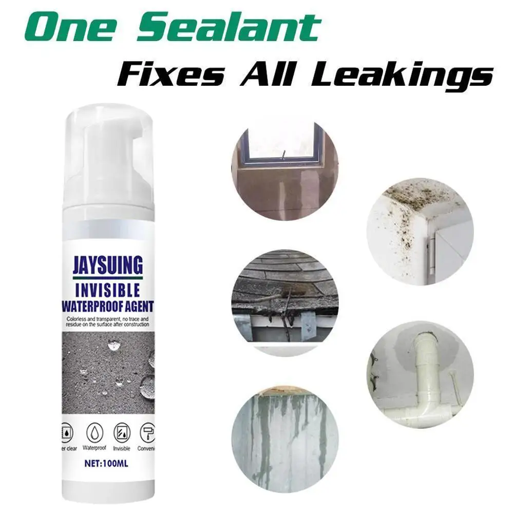 Roof Leak-proof Artifact Waterproof Glue Leak-trapping Crack Sealant Penetrating Seepage Wall Spray Spray Suture Home Might E7Q2
Roof Leak-proof Artifact Waterproof Glue Leak-trapping Crack Sealant Penetrating Seepage Wall Spray Spray Suture Home Might E7Q2