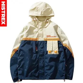 Spring 2020 Harajuku Hooded Jacket Men Hip Hop Streetwear Retro Jacket Windbreaker Vintage Color Block Track Jacket Coat Hoodie
Spring 2020 Harajuku Hooded Jacket Men Hip Hop Streetwear Retro Jacket Windbreaker Vintage Color Block Track Jacket Coat Hoodie
