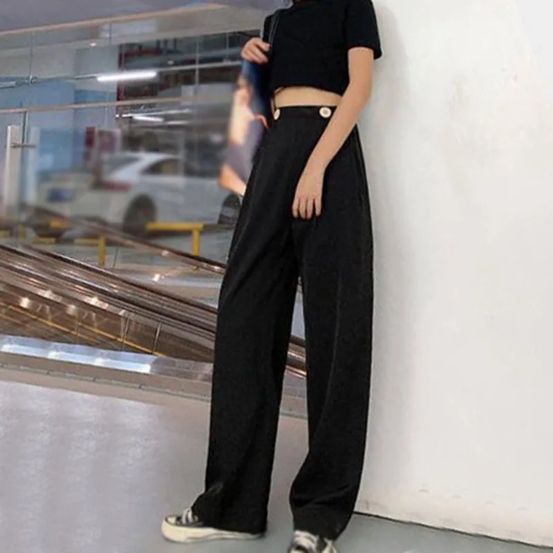 ETOSELL Elegant Pants Summer Loose Casual Trousers For Women High Waist Maxi Wide Leg Pants Female
ETOSELL Elegant Pants Summer Loose Casual Trousers For Women High Waist Maxi Wide Leg Pants Female