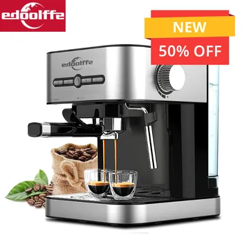 Edoolffe espresso coffee machine Built-In milk frother 15Bar Coffee Makers 1050W cappuccino machine automatic coffee machine
Edoolffe espresso coffee machine Built-In milk frother 15Bar Coffee Makers 1050W cappuccino machine automatic coffee machine