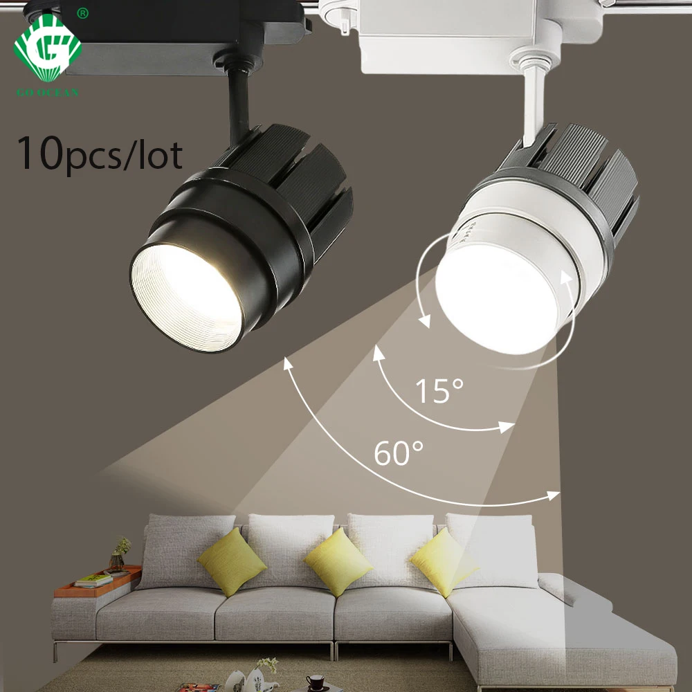 30W COB Track Light Zoomable Track Aluminum Lights 2/3/4 Wire LED Rail Spotlight Lamp System Spot Furniture shop Lighting
30W COB Track Light Zoomable Track Aluminum Lights 2/3/4 Wire LED Rail Spotlight Lamp System Spot Furniture shop Lighting